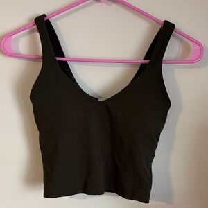 Lululemon Forest Green Crop Top